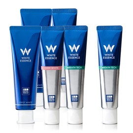 White Essence Toothpaste Set Whitening Periodontal Disease Bad Breath Care Teeth Whitening (2 Cristo White + 2 Shale Clear + 2 Breast)