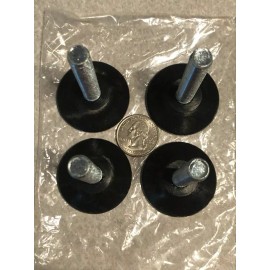 CHS 4 pack Levelers Threaded 3/8 -16 Stud Foot Feet Furniture Equipment Chair Table
