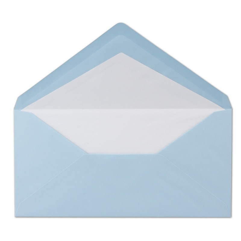 Envelopes DIN Long Light Blue Lined with Tissue Paper –