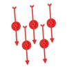 Totority 15 Pcs Rotating Plastic Pointer Wheel Arrows Plastic Arrows