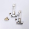 BASE WAVE 2 pcs of Needle valves with Bubble Counter