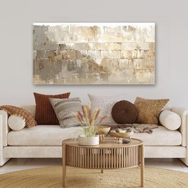 KIAIEIU Abstract Wall Art Pictures for Living Room Wall Decoration Contemporary Home & Office Decor Large Wall Art Bedroom Decor Aesthetic 24×48in