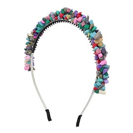 DaCee Designs Accessories Colored Shell Headband for Women and Girls-Colorful