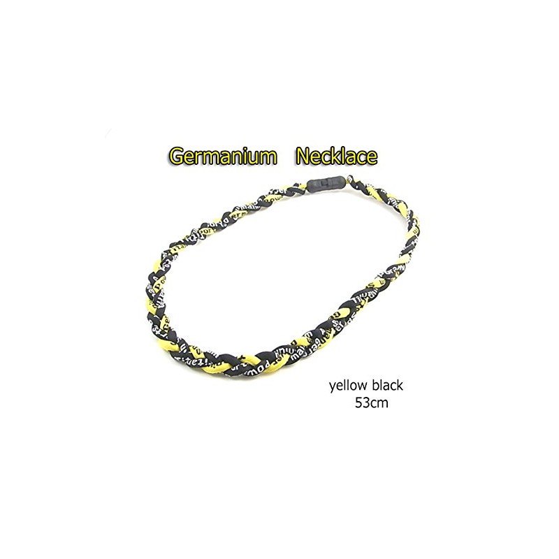 Braided Germanium Necklace ◇ Sports Breath (Baseball, Soccer, Golf, etc)