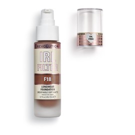 Makeup Revolution, IRL Filter Longwear Foundation, Medium to Full Coverage, F18, 23 ml