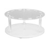 Acrylic Tweezers Stand Holder 12 Holes Rotatable Eyelash Extension Tool