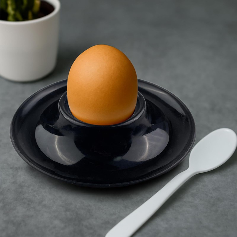 Lot de 4 en coquetiers TERRARIDE Black Egg Cups Set