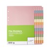 [5 Pack] A4 File Dividers 12 Part | A4 Subject