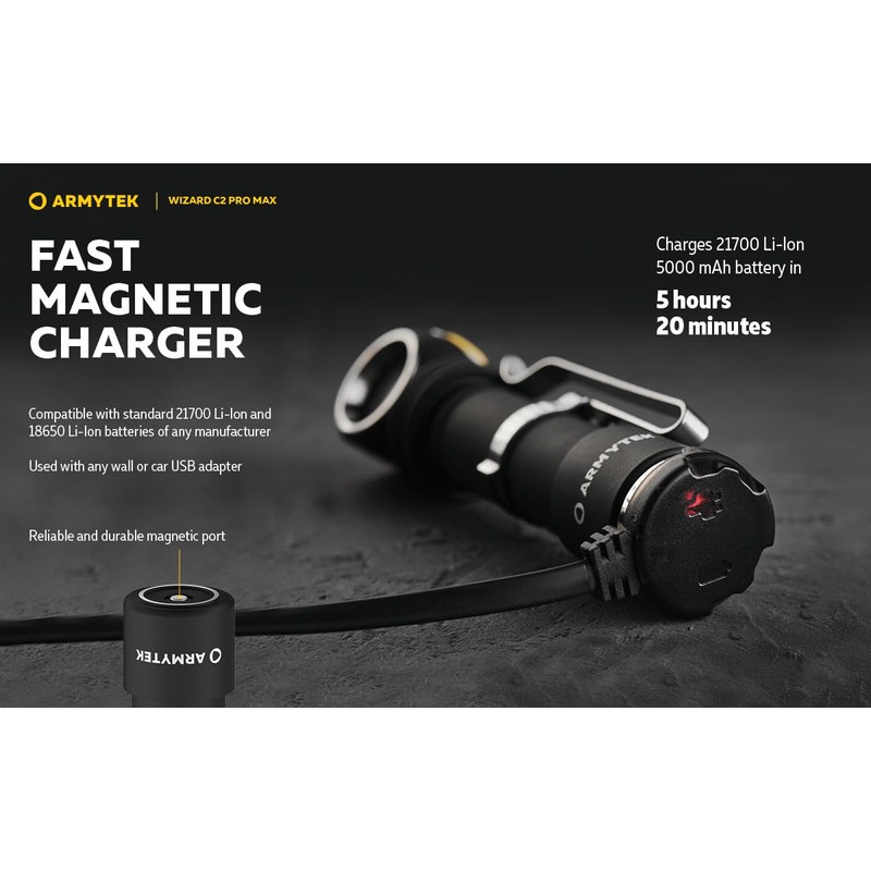 Armytek Wizard C2 Pro Max Headlamp Warm White 4000 Lumen