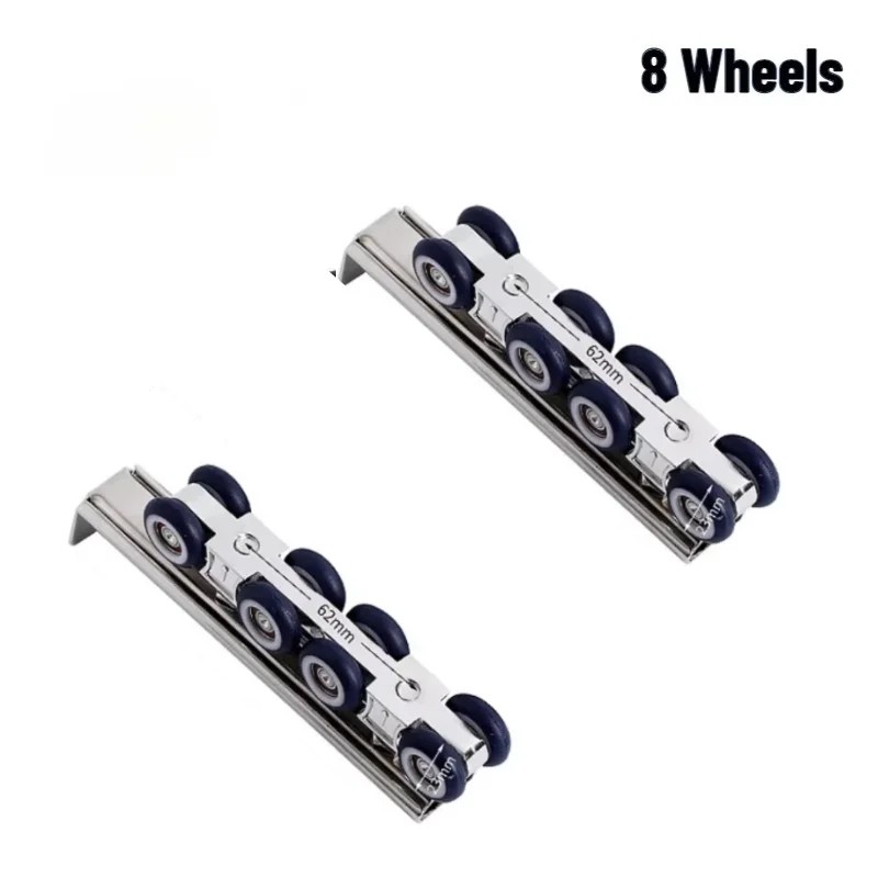 Sliding Door Roller for Wooden Door Track Systems – 4-Wheel