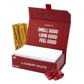 Laundry Sauce - Laundry Dryer Sheets (French Saffron), Luxury Fragrance, Contains Essential Oils, Softens Fabric, Removes Static Cling, Eco-Friendly Packaging, Travel Friendly, 69 Count