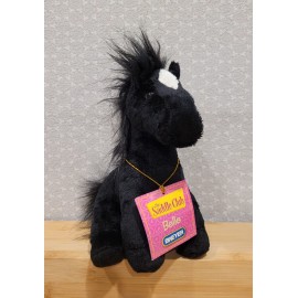 Breyer 2008 Breyer Saddle Club Belle Black Horse Mini Plush Toy NOS w/ Tag 6.5"