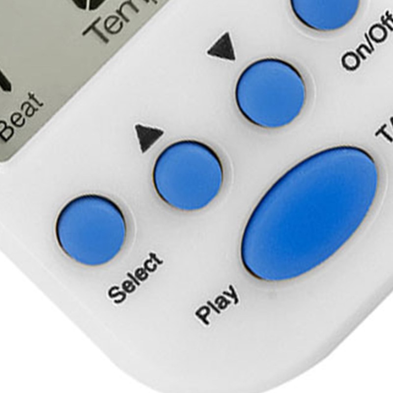 Electronic Metronome Mini Professional 2 Channel Headphone Output for Guitar