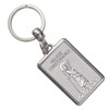 Saint Christopher HC Silver Key Ring Patron Saint of Travellers