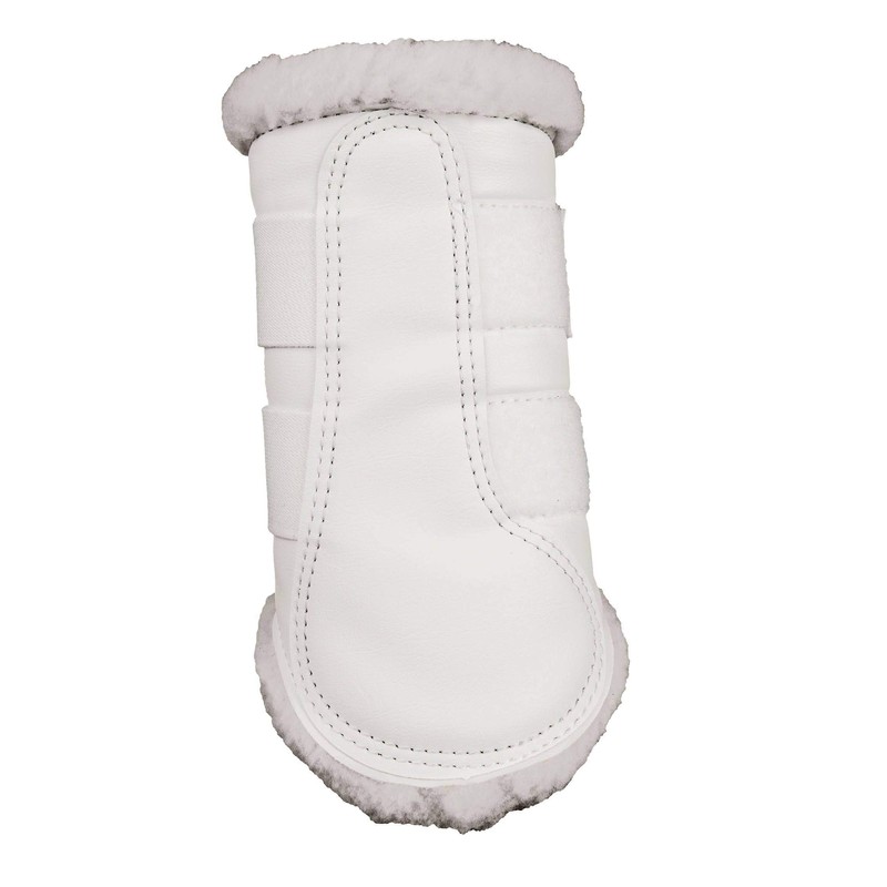 HKM 8585 Comfort Gaiters, Teddy Lining, Imitation Leather, Anatomical, Dark