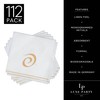 Luxe Party 112 Pack Hebrew Monogram Napkins| Hebrew Letters| Disposable