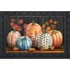 Briarwood Lane Elegant Pumpkins Doormat 30" x 18" Indoor Outdoor