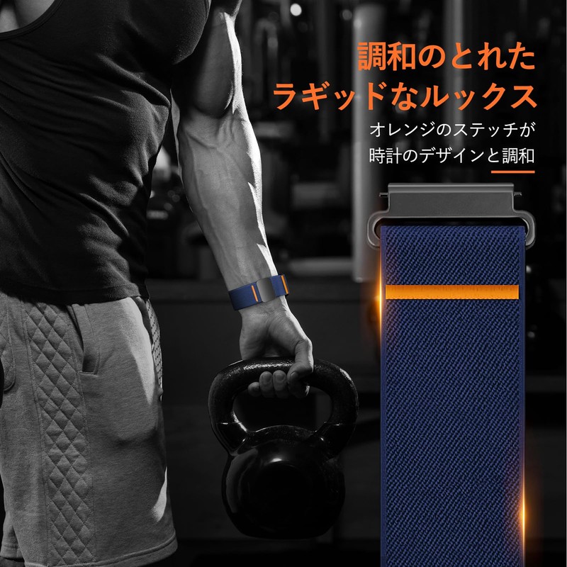 EIHAIHIS 0.8 inch (20 mm) Watch Band, Replacement Magnetic Strap