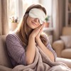 8 Pcs Silk Sleep Mask Soft Plush Eye Cover for
