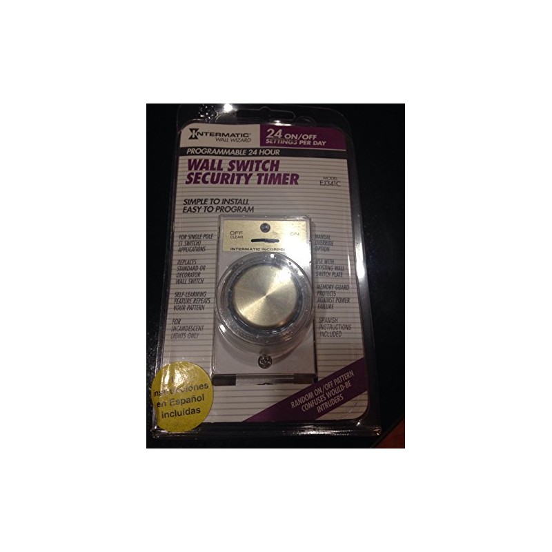 Intermatic EJ341C Programmable 24-Hour Security Timer