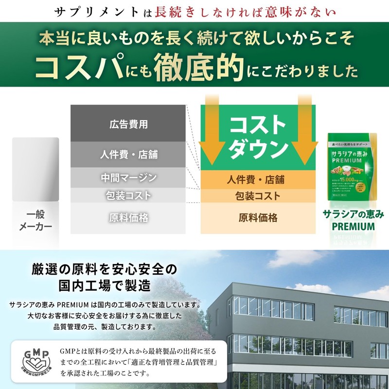 Saracia no Megumi Premium Salacia 15,000 mg Renewed, Chrysanthemum, Spring
