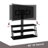 SSLine Floor Glass TV Stand for up to 65" TV