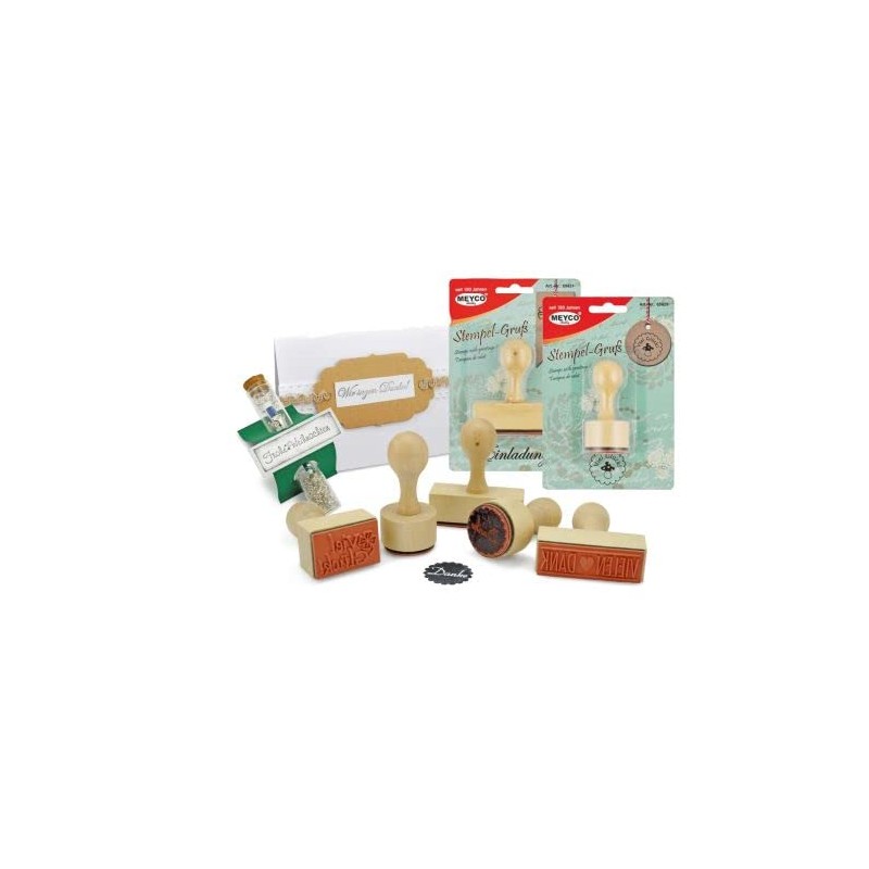 Stamp "Schön dass du da bist!" 30 x 15 mm