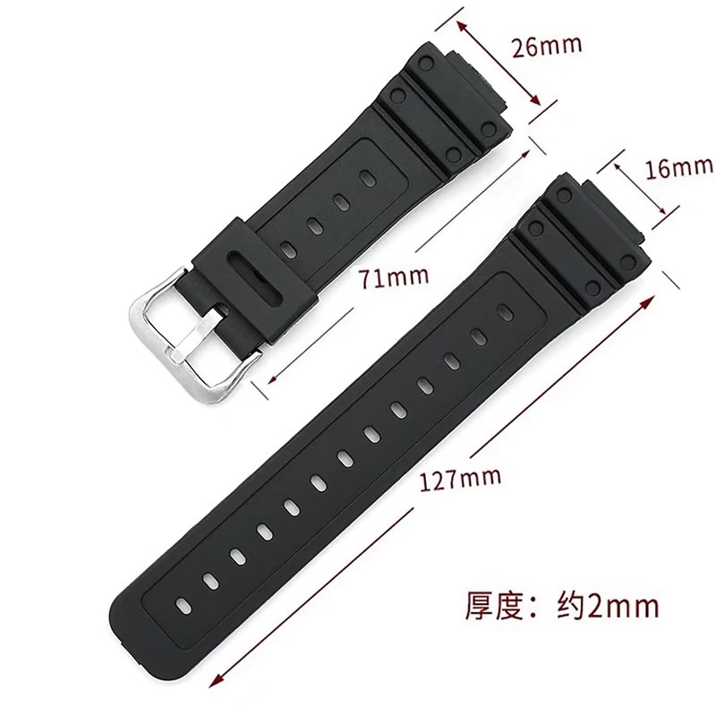 G-Shock Watch Band Replacement for Casio DW-5900 DW-6100 DW-6695 DW-6900