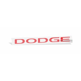 Dodge Grille Emblem Overlay Decal - 2013-2024 Durango - (Color: Gloss Red)