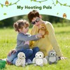 MorisMos 4 Pack Owl Stuffed Animals, 7.8 Inch Small Owl