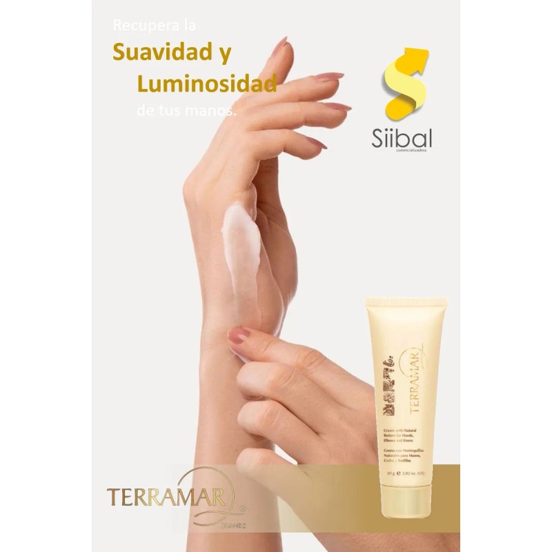 Crema Para Manos Terramar De Mantequillas Naturales / 80 G