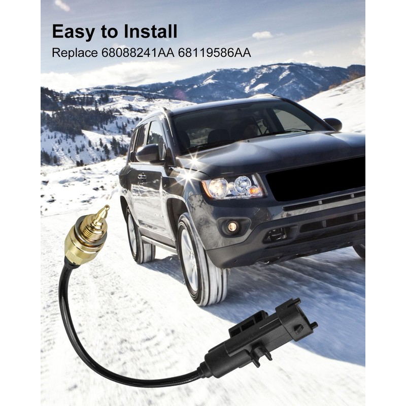 ULZOZN Engine Oil Temperature Sensor Fit for Dodge Dart Jeep