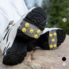 Simple urban crampon urban anti-slip portable black set 2ea