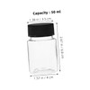 VILLFUL 10pcs Transparent Sampling Bottles with Sealing Lids Wide Mouth