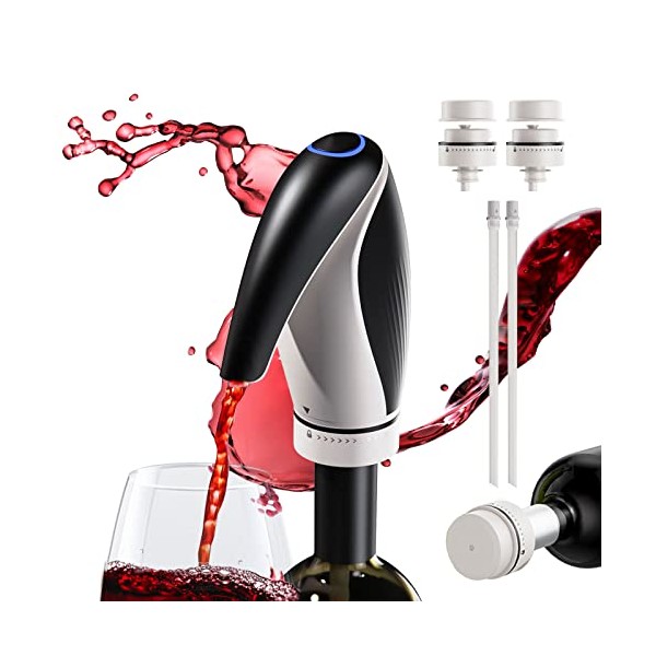 Electric Decanter Wine Dispenser, Automatic Wine Aerator, Smart Rechargeable Decanter