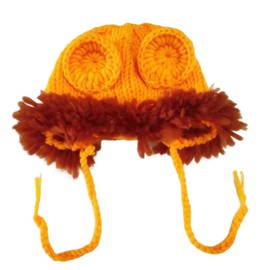 BxuanW Newborn Photography Props Outfits Boy Girl Baby Crochet Outfits Handmade Infant Photo Shoot Knitted Baby Costume Sets (Lion)