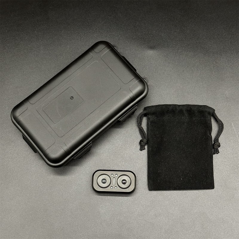 Stainless Steel Owl Fidget Rotate Slider EDC Adult Metal Fidget