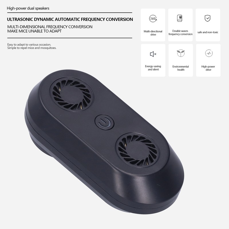 Ultrasonic Insect Pest Repeller Multi Functional Electronic Mouse Expeller Device