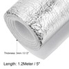 PATIKIL Reflective Insulation Foam Core Radiant Barrier 24" x 5"