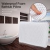 Bathtub Spa Pillow, Soft Quilted Waterproof Non Slip Bath Pillow