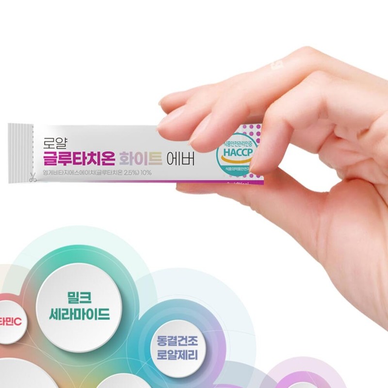 Glutathione White Ever Edible Glutathione Glutathione Low Molecular Collagen 4pcs