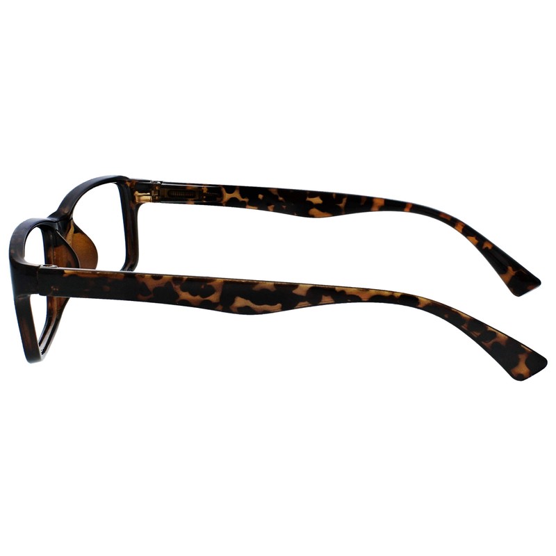 MM92-27 -2.00 Nearsighted Glasses - Brown/Tortoiseshell/Grey (Pack of 2)