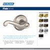 Schlage F170FLA605RH F-Series Flair Dummy Lever Knob