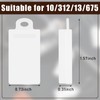 Flutesan 10 Pieces Hearing Aid Battery Case 312 Hearing Aid