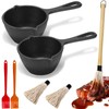 Cast Iron Basting Pot and Sauce Pan Set – Small