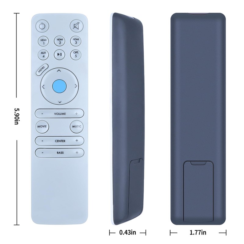 PZL New Replacement Remote Control for Definitive Technology SoloCinema Sound