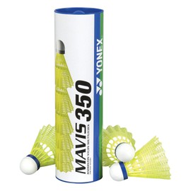 Yonex Mavis 350 Plastic shuttlecocks (yellow 3 tubes)