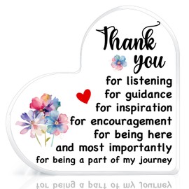 Thank You Gifts for Teacher Mom Dad Aunt, Appreciation Gifts for Her Him, Thanksgiving Teacher’s Day Christmas Gifts for Women, Heart Decorative Signs & Plaques