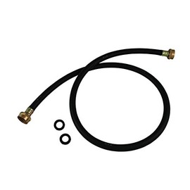 Plumb Pak PP850-7 Washing Machine Hose, 5 Ft, Female, Rubber, 5', Black