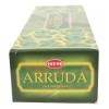 HEM Incienso Hexagonal Ruda C/6 Tubos C/20 Varitas C/u